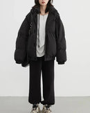 High-Waist Double-Sided Fleece Pants