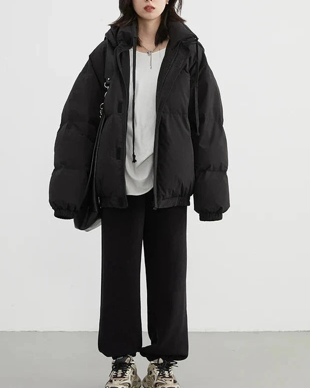 High-Waist Double-Sided Fleece Pants