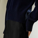 Cashmere Blended V-Neck Sweater
