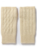 Wool Fingerless Thumb Hole Mittens