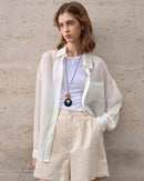 High-Waisted Casual Linen Shorts