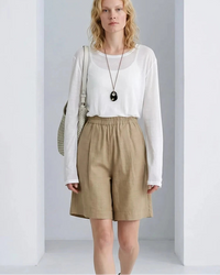 High Waist Wide Leg Shorts