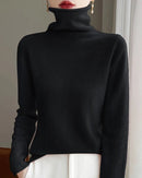 Knitted Wool Turtleneck Sweater