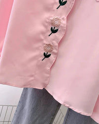 Refined Polo Collar Pullover Shirt