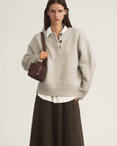 Cashmere Henley Sweater