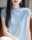 New Round-Neck Sleeveless T-Shirt