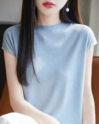 New Round-Neck Sleeveless T-Shirt