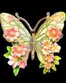 Colorful Butterfly-Shaped Brooch