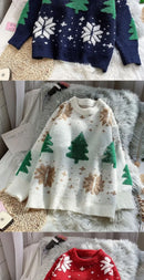 Christmas Tree Round-Neck Pullover