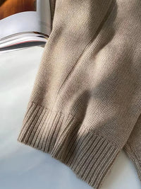 Round Neck Loose Cashmere Sweater