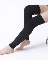 Knit Ruffle Leg Warmers