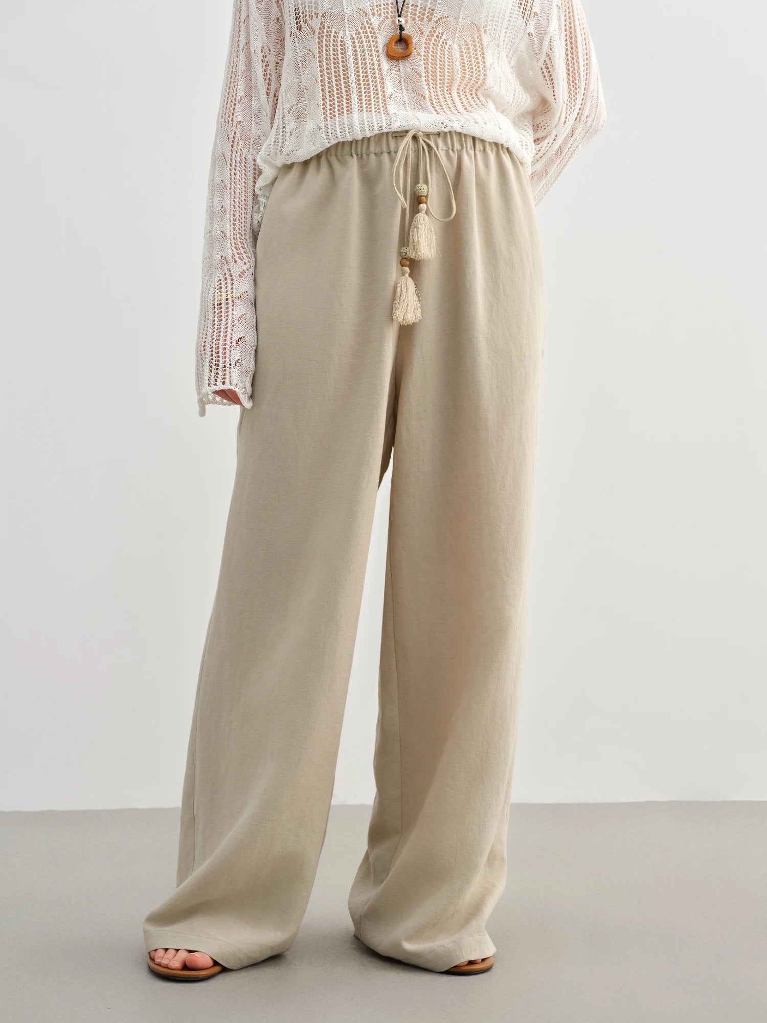 Relaxed Fit & Breathable Tencel Blend Pants