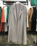 Belted A-Line Wool-Blend Coat