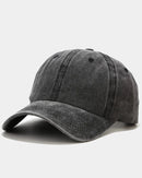 Washed-Cotton Adjustable Baseball Cap