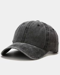 Washed-Cotton Adjustable Baseball Cap