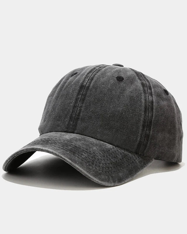 Washed-Cotton Adjustable Baseball Cap