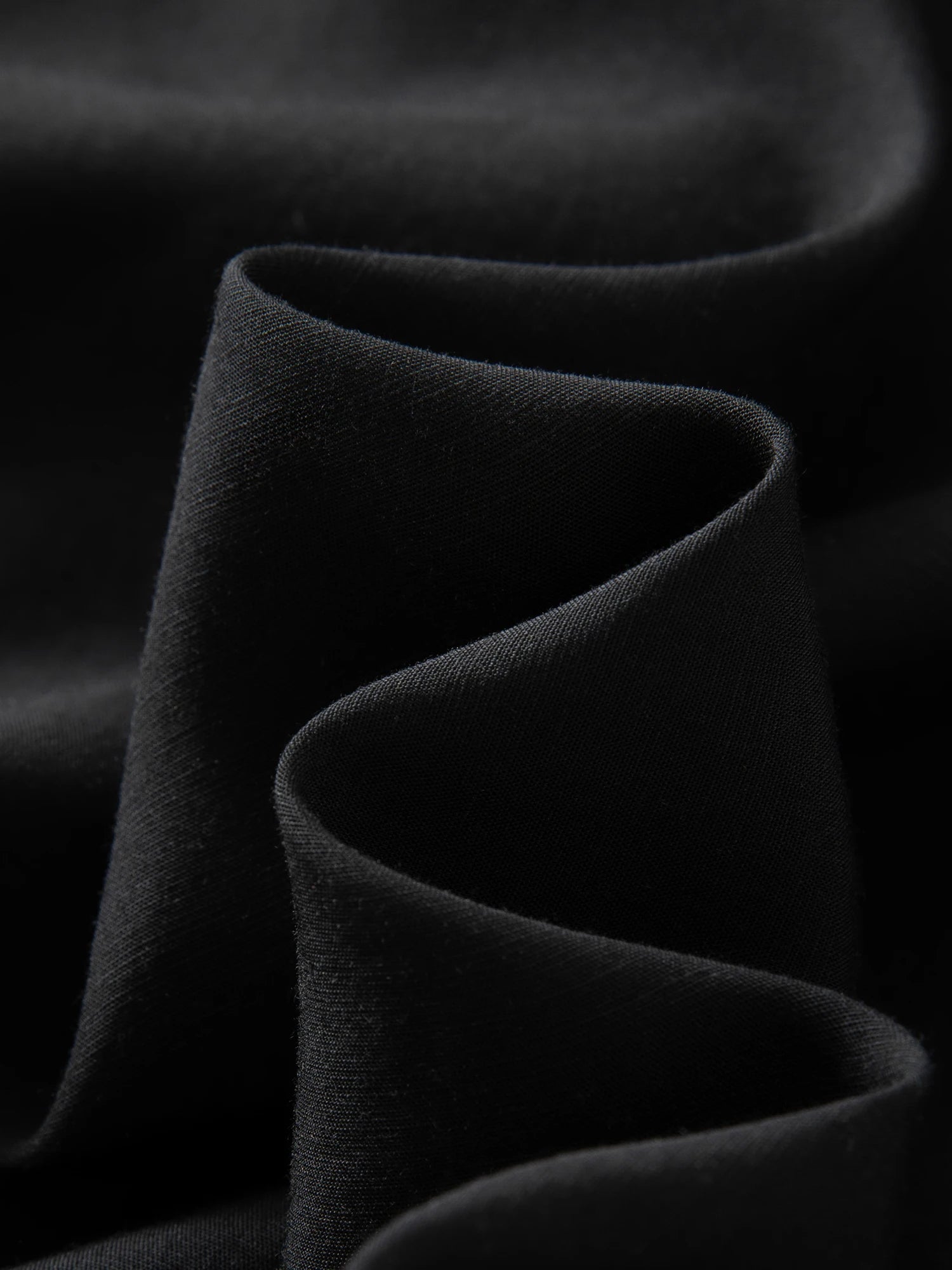 Tencel Linen Short Sleeve Little Black Dress