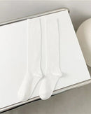 Preppy Knee-High Cotton Socks
