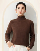 Yak Wool Turtleneck Long-Sleeved Thick Sweater