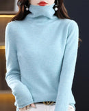 Knitted Wool Turtleneck Sweater
