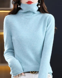 Knitted Wool Turtleneck Sweater