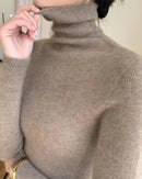 Cashmere Turtleneck Slim-Fit Pullover Sweater