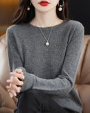 Merino Wool Round Neck Sweater