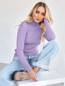 Knitted Basic Turtleneck Sweaters