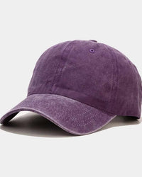 Washed-Cotton Adjustable Baseball Cap