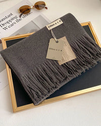 Faux Cashmere Thick Wrap Scarf in Colors