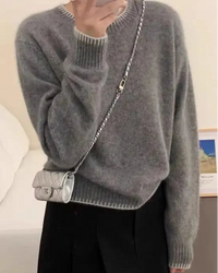 Heavyweight Cashmere Crewneck Pullover