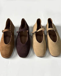 Stylish Low-Cut Lace-Up Round-Toe Flat Shoes