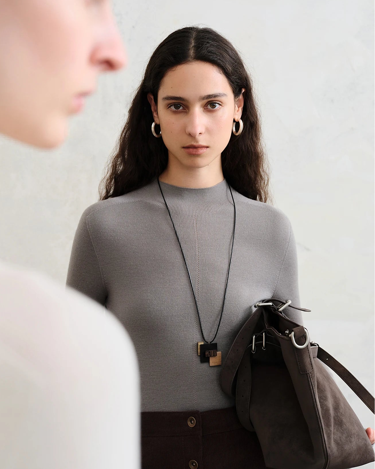 Half-Collar Wool Superfine Seamless Sweater