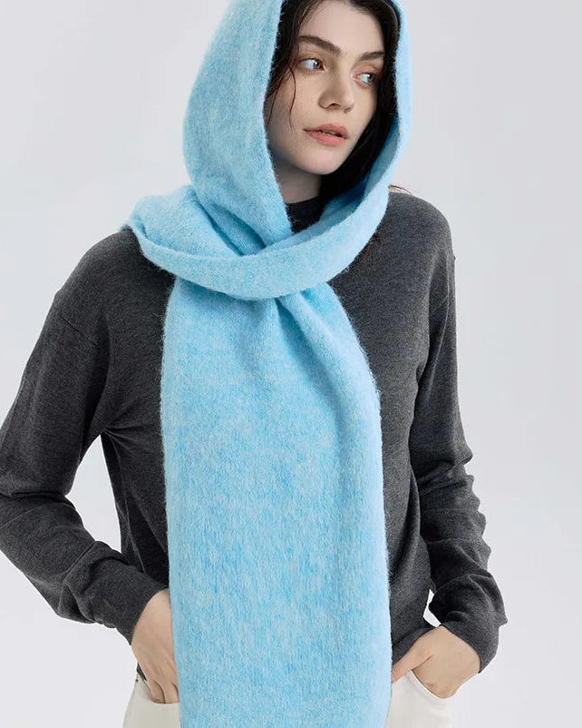 Structured Knit One-Piece Neck Warmer