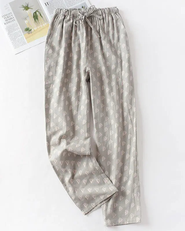 Soft-Woven Cotton Sleep Bottoms