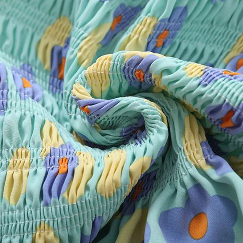 Print Folds Bohemian Sleeveless Vest