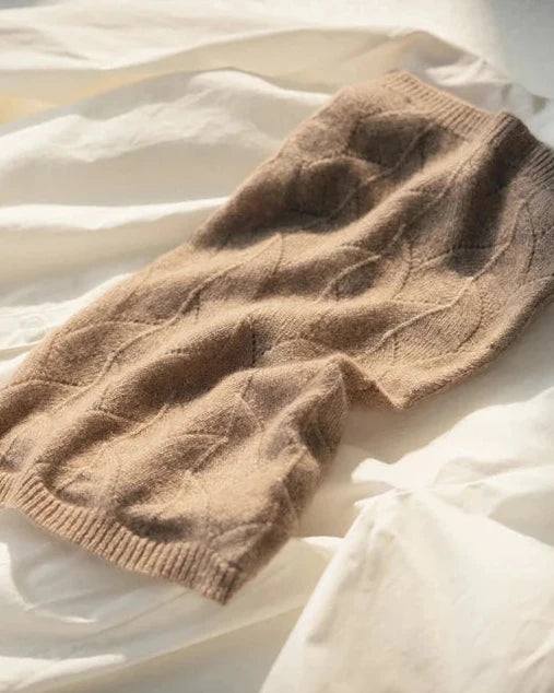 Cashmere Openwork Tube Scarf