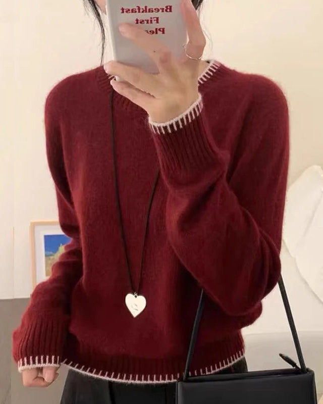 Heavyweight Cashmere Crewneck Pullover