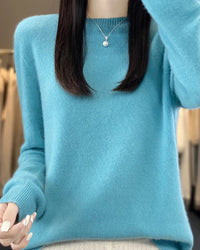 Extrafine Merino Wool Round-Neck Sweater