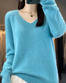 Merino Wool V-Neck Sweater