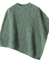 Cable-Knit Cashmere Poncho