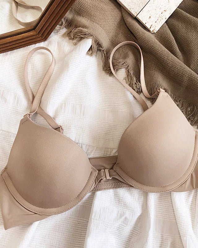 Seamless Sexy Front-Closure Push-Up Bra