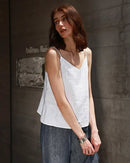 Casual V-Neck Adjustable Strap Vest