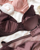 Ice Silk Comfortable Push-Up Bra Set