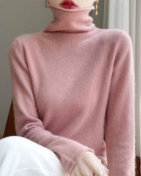 Knitted Wool Turtleneck Sweater