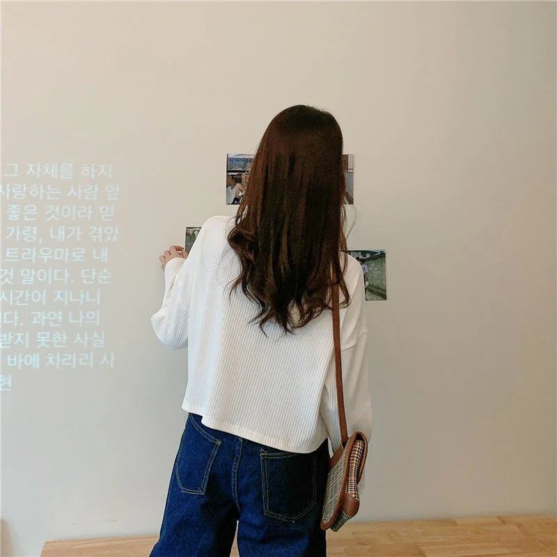 Button Design Long Sleeve Shirt