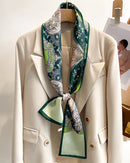 Women's Printed Silk Scarf & Shawl