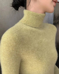 Cashmere Turtleneck Slim-Fit Pullover Sweater