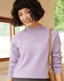Stylish Cashmere Turtleneck Thick Knitted Sweater