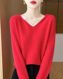 Merino Wool Hooded Pullover Sweater